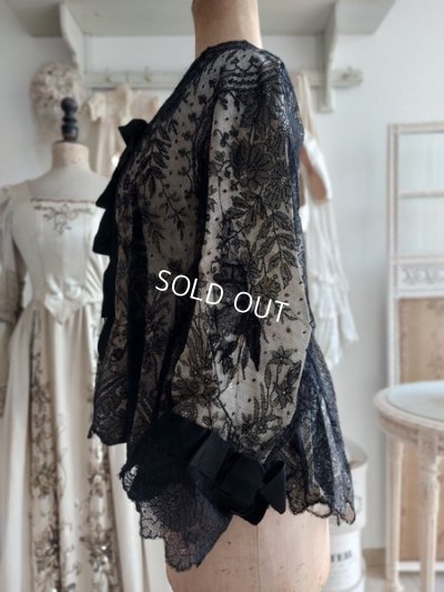 画像6: アンティーク総レースボディス