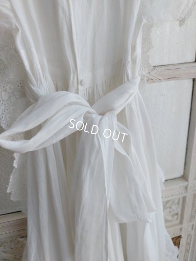 画像11: アンティーク洗礼式ベビードレス