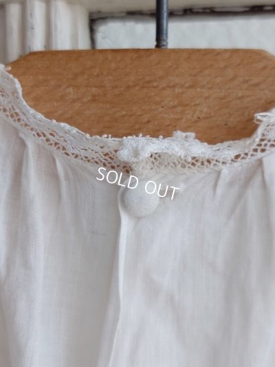 画像12: アンティーク洗礼式ベビードレス