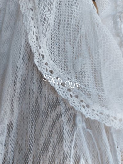 画像8: アンティーク天蓋レースカーテン