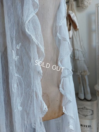 画像3: アンティーク天蓋レースカーテン