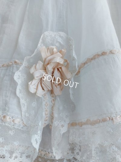 画像6: アンティーク洗礼式用ベビードレス