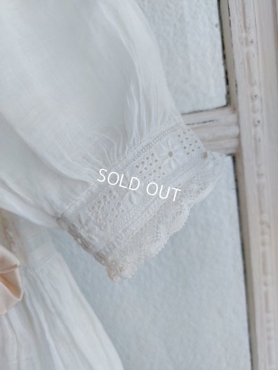 画像4: アンティーク洗礼式用ベビードレス