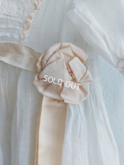 画像7: アンティーク洗礼式用ベビードレス