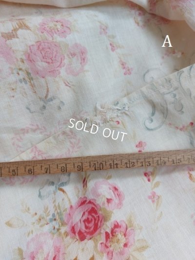 画像8: アンティークフレンチ花柄カーテン