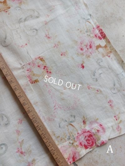 画像13: アンティークフレンチ花柄カーテン