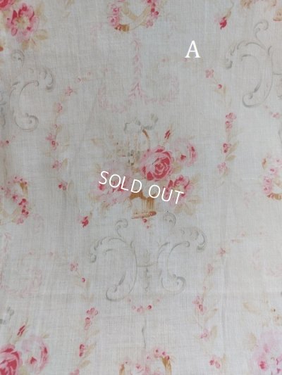 画像17: アンティークフレンチ花柄カーテン