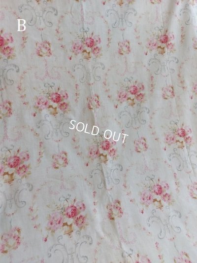 画像20: アンティークフレンチ花柄カーテン