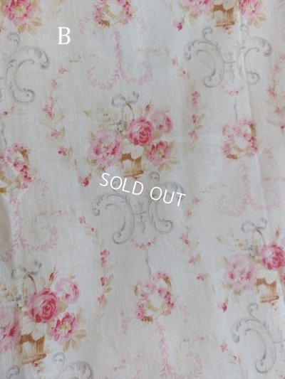 画像21: アンティークフレンチ花柄カーテン