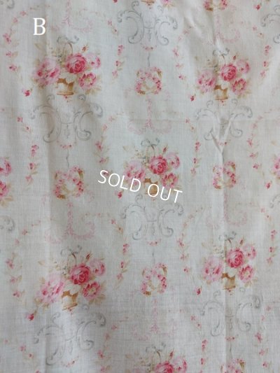 画像23: アンティークフレンチ花柄カーテン