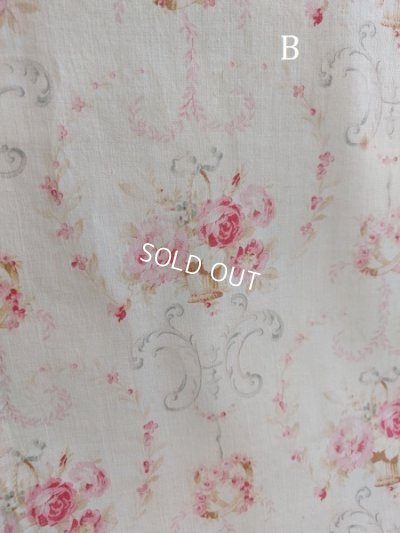 画像29: アンティークフレンチ花柄カーテン