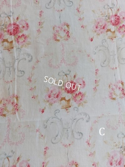 画像37: アンティークフレンチ花柄カーテン