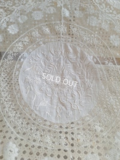 画像7: アンティークノルマンディレースベッドスプレッド