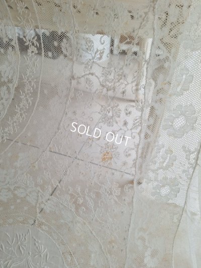 画像9: アンティークノルマンディレースベッドスプレッド