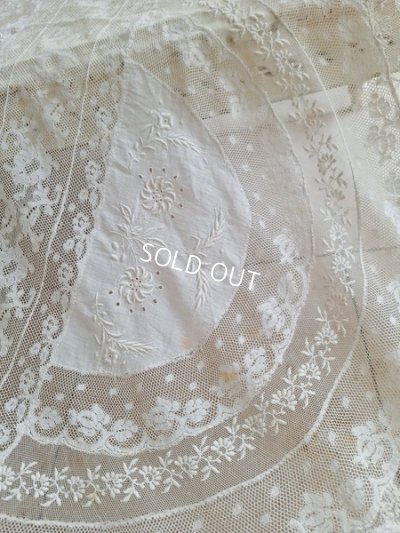 画像13: アンティークノルマンディレースベッドスプレッド