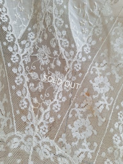 画像14: アンティークノルマンディレースベッドスプレッド