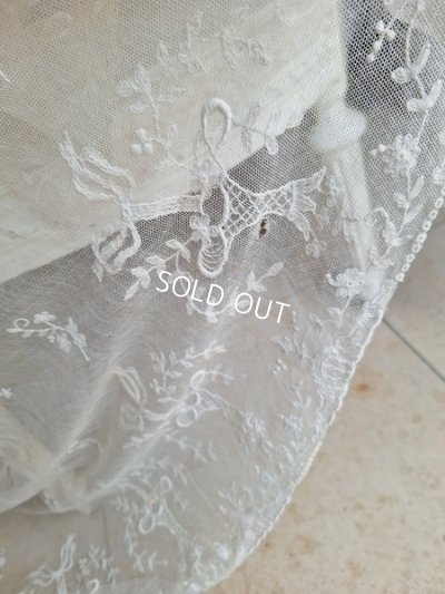 画像16: アンティークノルマンディレースベッドスプレッド