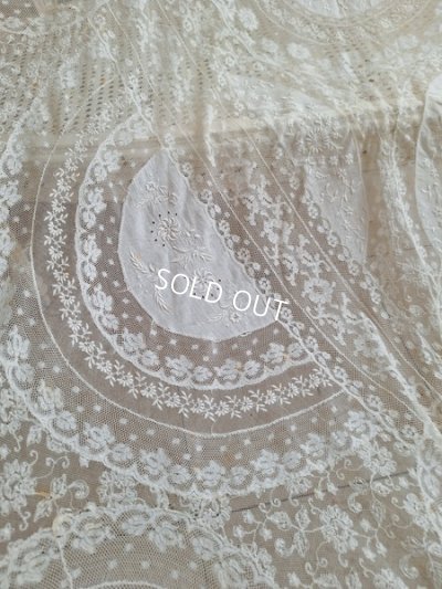 画像20: アンティークノルマンディレースベッドスプレッド