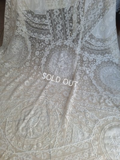 画像23: アンティークノルマンディレースベッドスプレッド