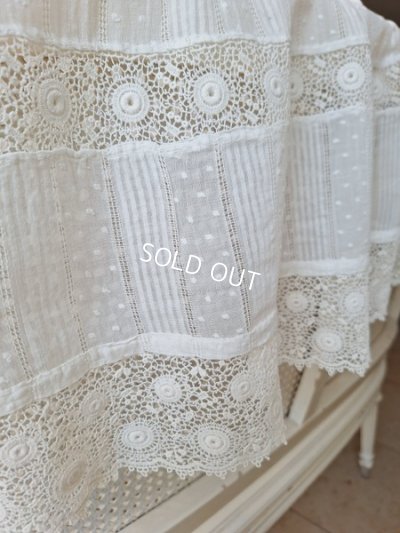 画像8: アンティークレースクロス