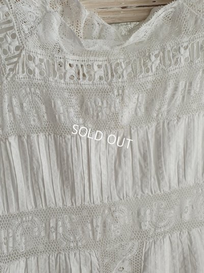 画像10: アンティークレースドレス