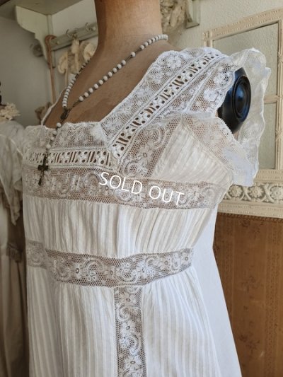 画像8: アンティークレースドレス