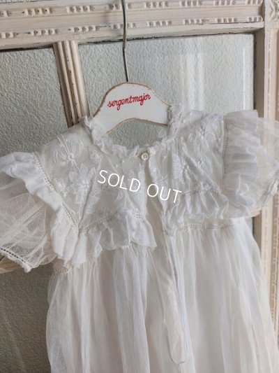 画像10: アンティークレースベビードレス