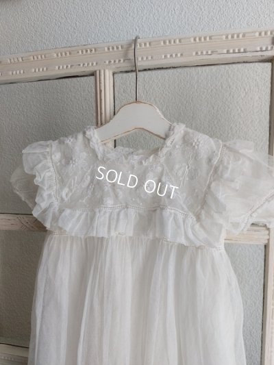 画像3: アンティークレースベビードレス
