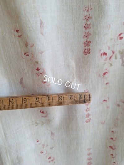 画像20: アンティークローズガーランド柄カーテン