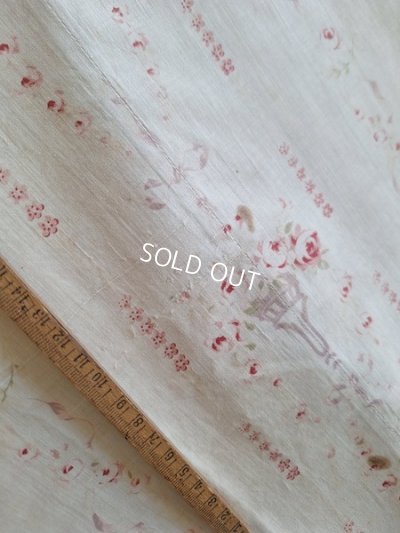 画像16: アンティークローズガーランド柄カーテン