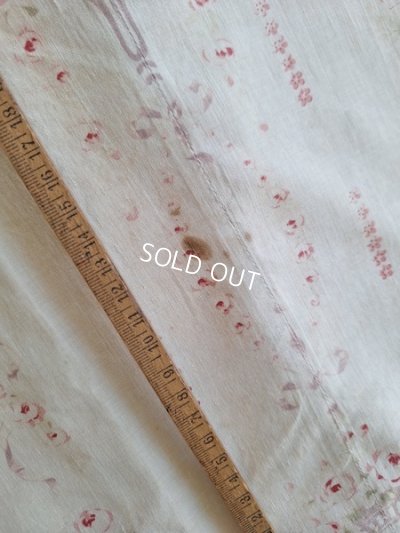 画像17: アンティークローズガーランド柄カーテン