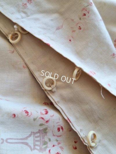 画像7: アンティークローズガーランド柄カーテン