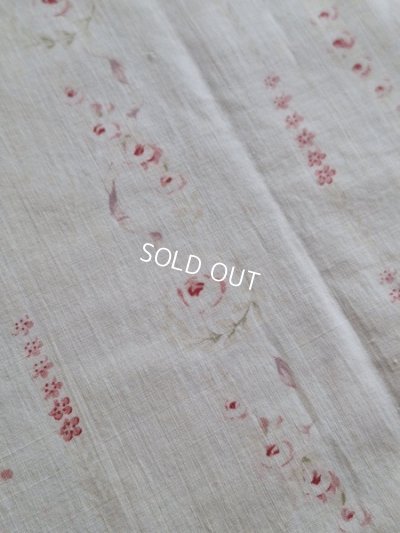 画像5: アンティークローズガーランド柄カーテン