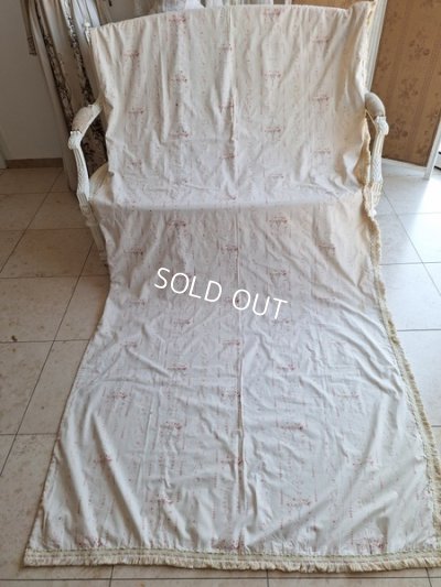 画像2: アンティークローズガーランド柄カーテン