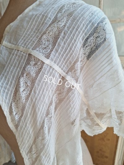 画像10: アンティークレースショール