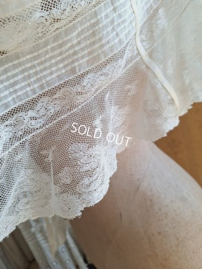画像2: アンティークレースショール