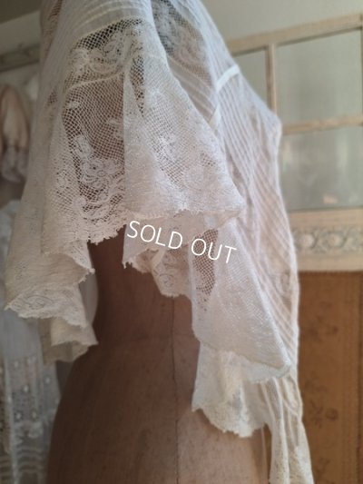 画像9: アンティークレースショール