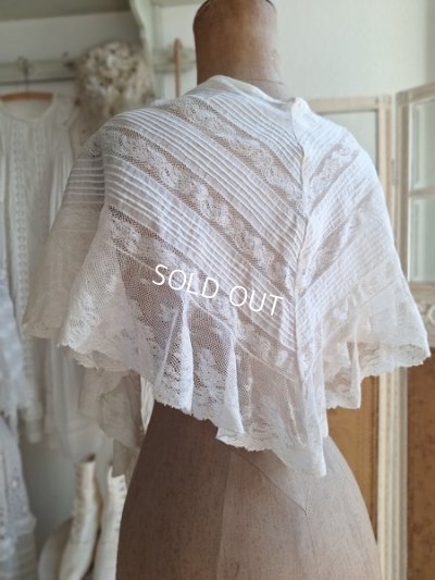 画像3: アンティークレースショール