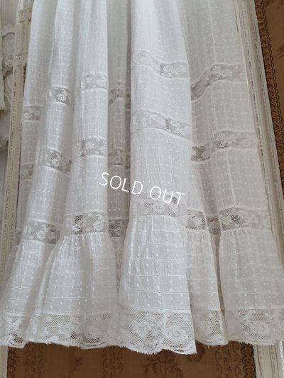 画像7: アンティークレースベビードレス