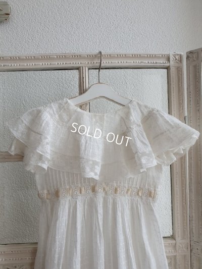 画像8: アンティークレースベビードレス