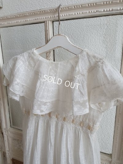 画像9: アンティークレースベビードレス