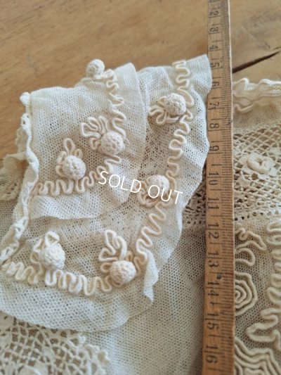 画像15: アンティークレースボディス