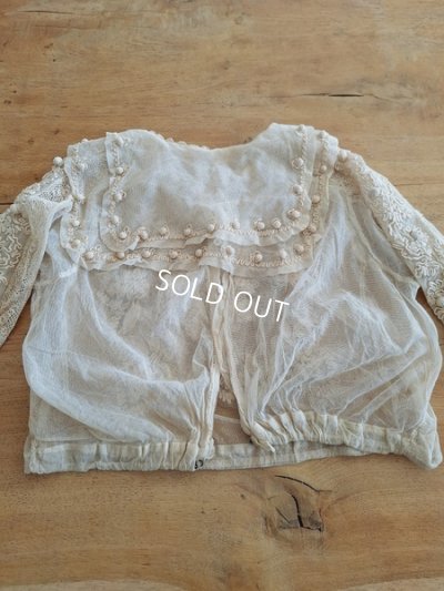 画像17: アンティークレースボディス