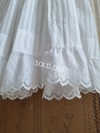 画像6: アンティーク洗礼式用ベビードレス