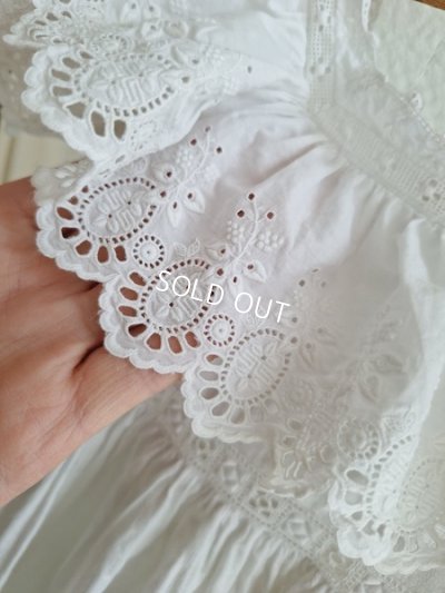 画像11: アンティーク洗礼式用ベビードレス