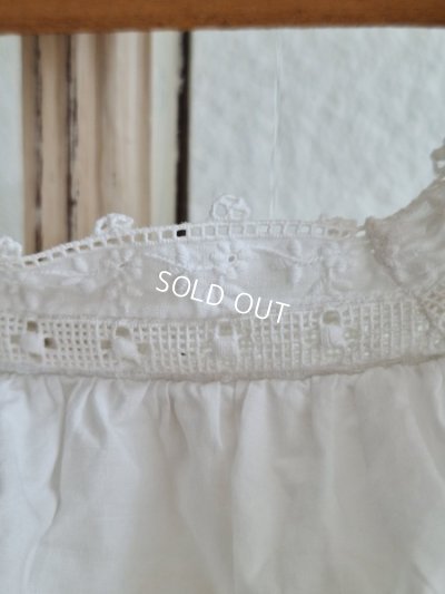 画像12: アンティーク洗礼式用ベビードレス