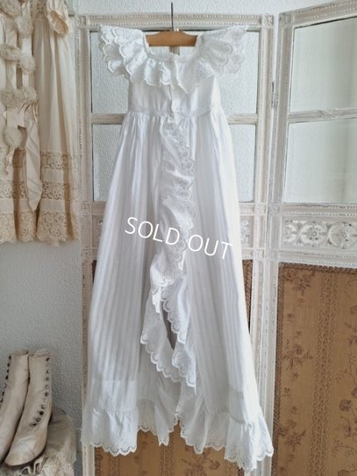 画像3: アンティーク洗礼式用ベビードレス