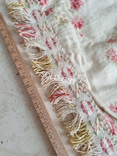 画像10: アンティークローズ柄フレンチカーテン