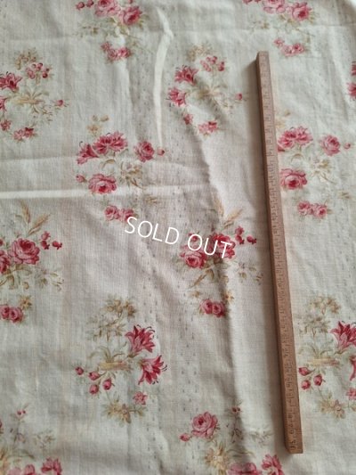 画像9: アンティークローズ柄フレンチカーテン