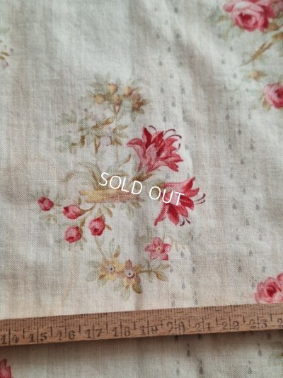 画像7: アンティークローズ柄フレンチカーテン